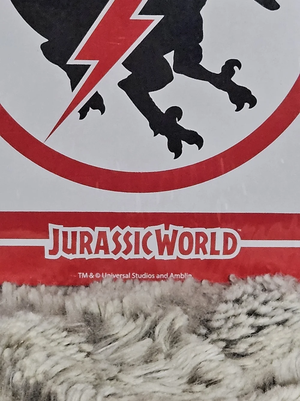 Jurassic World Loot Cate Metal Sign